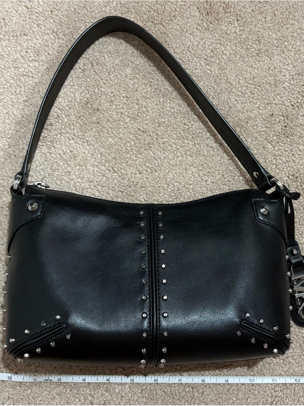 MICHAEL Michael Kors Astor Small Studded Leather Pouchette